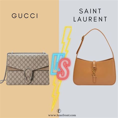 ysl vs gucci|difference between ysl and gucci.